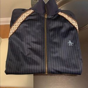 Men’s Penguin vintage track jacket medium